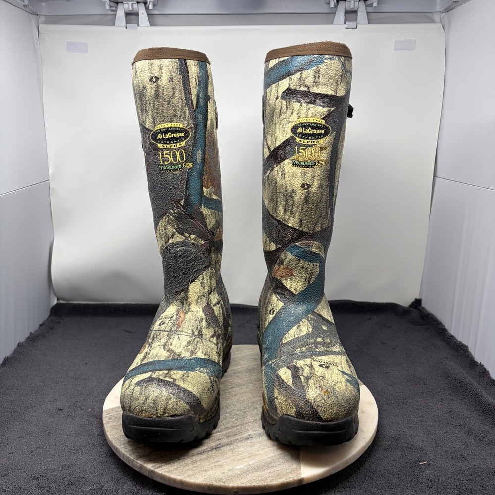 LaCrosse Alphaburly Sport 18 MO Treestand 1500G Insulated Hunting Boots Mens 9